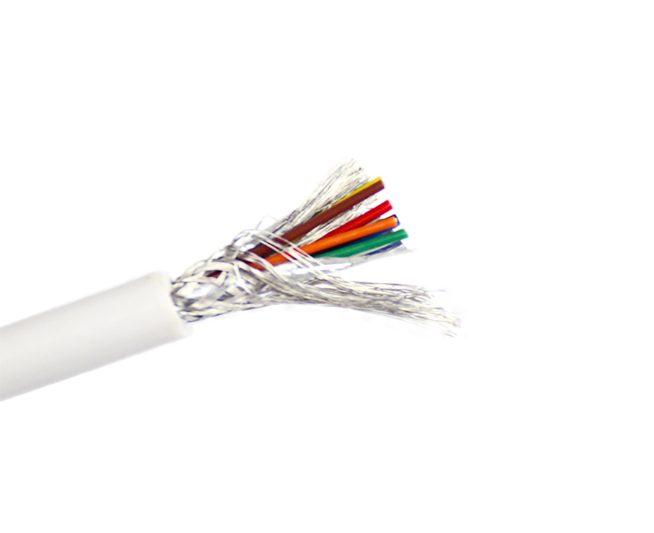  8 Core FEP with Silicone Rubber Braid Shield Electrical Wires 1